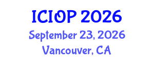 International Conference on Industrial and Organizational Psychology (ICIOP) September 23, 2026 - Vancouver, Canada