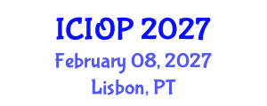 International Conference on Industrial and Organizational Psychology (ICIOP) February 08, 2027 - Lisbon, Portugal International Conference on Industrial and Organizational Psychology (ICIOP) February 08, 2027 - Lisbon, Portugal