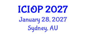 International Conference on Industrial and Organizational Psychology (ICIOP) January 28, 2027 - Sydney, Australia International Conference on Industrial and Organizational Psychology (ICIOP) January 28, 2027 - Sydney, Australia