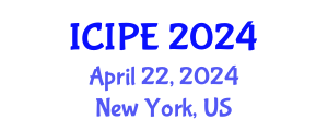 International Conference on Industrial and Production Engineering (ICIPE) April 22, 2024 - New York, United States