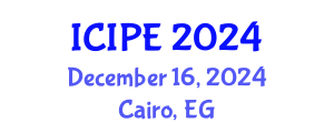International Conference on Industrial and Production Engineering (ICIPE) December 16, 2024 - Cairo, Egypt