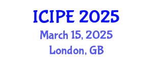 International Conference on Industrial and Production Engineering (ICIPE) March 15, 2025 - London, United Kingdom