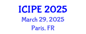 International Conference on Industrial and Production Engineering (ICIPE) March 29, 2025 - Paris, France