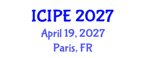 International Conference on Industrial and Production Engineering (ICIPE) April 19, 2027 - Paris, France International Conference on Industrial and Production Engineering (ICIPE) April 19, 2027 - Paris, France