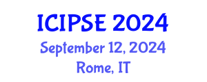 International Conference on Industrial and Production Systems Engineering (ICIPSE) September 12, 2024 - Rome, Italy