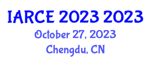 International Conference on Industrial Automation, Robotics and Control Engineering (IARCE 2023) October 27, 2023 - Chengdu, China International Conference on Industrial Automation, Robotics and Control Engineering (IARCE 2023) October 27, 2023 - Chengdu, China