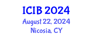 International Conference on Industrial Biotechnology (ICIB) August 22, 2024 - Nicosia, Cyprus
