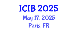 International Conference on Industrial Biotechnology (ICIB) May 17, 2025 - Paris, France