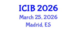 International Conference on Industrial Biotechnology (ICIB) March 25, 2026 - Madrid, Spain