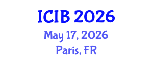 International Conference on Industrial Biotechnology (ICIB) May 17, 2026 - Paris, France