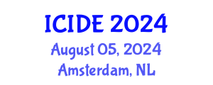 International Conference on Industrial Design Engineering (ICIDE) August 05, 2024 - Amsterdam, Netherlands