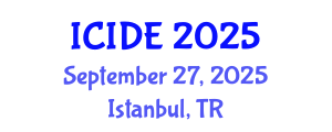 International Conference on Industrial Design Engineering (ICIDE) September 27, 2025 - Istanbul, Turkey
