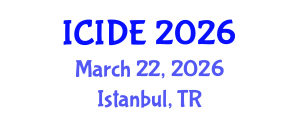 International Conference on Industrial Design Engineering (ICIDE) March 22, 2026 - Istanbul, Turkey