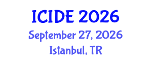 International Conference on Industrial Design Engineering (ICIDE) September 27, 2026 - Istanbul, Turkey