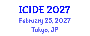International Conference on Industrial Design Engineering (ICIDE) February 25, 2027 - Tokyo, Japan International Conference on Industrial Design Engineering (ICIDE) February 25, 2027 - Tokyo, Japan