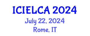 International Conference on Industrial Ecology and Life Cycle Assessment (ICIELCA) July 22, 2024 - Rome, Italy