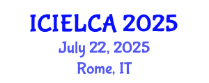 International Conference on Industrial Ecology and Life Cycle Assessment (ICIELCA) July 22, 2025 - Rome, Italy