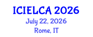 International Conference on Industrial Ecology and Life Cycle Assessment (ICIELCA) July 22, 2026 - Rome, Italy