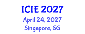 International Conference on Industrial Ecology (ICIE) April 24, 2027 - Singapore, Singapore International Conference on Industrial Ecology (ICIE) April 24, 2027 - Singapore, Singapore
