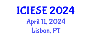 International Conference on Industrial Electronics and Systems Engineering (ICIESE) April 11, 2024 - Lisbon, Portugal