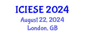 International Conference on Industrial Electronics and Systems Engineering (ICIESE) August 22, 2024 - London, United Kingdom