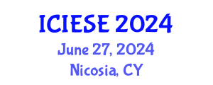 International Conference on Industrial Electronics and Systems Engineering (ICIESE) June 27, 2024 - Nicosia, Cyprus