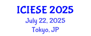International Conference on Industrial Electronics and Systems Engineering (ICIESE) July 22, 2025 - Tokyo, Japan