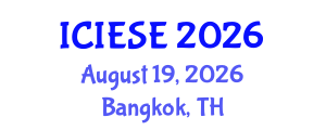 International Conference on Industrial Electronics and Systems Engineering (ICIESE) August 19, 2026 - Bangkok, Thailand