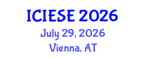 International Conference on Industrial Electronics and Systems Engineering (ICIESE) July 29, 2026 - Vienna, Austria