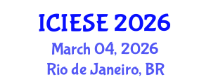 International Conference on Industrial Electronics and Systems Engineering (ICIESE) March 04, 2026 - Rio de Janeiro, Brazil