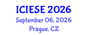 International Conference on Industrial Electronics and Systems Engineering (ICIESE) September 06, 2026 - Prague, Czechia