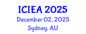 International Conference on Industrial Engineering and Applications (ICIEA) December 02, 2025 - Sydney, Australia
