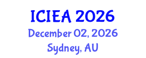 International Conference on Industrial Engineering and Applications (ICIEA) December 02, 2026 - Sydney, Australia International Conference on Industrial Engineering and Applications (ICIEA) December 02, 2026 - Sydney, Australia