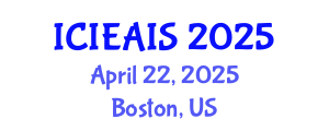 International Conference on Industrial, Engineering and Applied Intelligent Systems (ICIEAIS) April 22, 2025 - Boston, United States