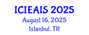 International Conference on Industrial, Engineering and Applied Intelligent Systems (ICIEAIS) August 16, 2025 - Istanbul, Turkey