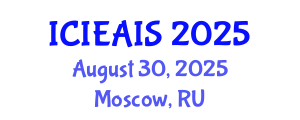 International Conference on Industrial, Engineering and Applied Intelligent Systems (ICIEAIS) August 30, 2025 - Moscow, Russia