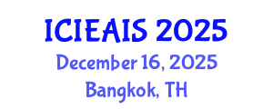 International Conference on Industrial, Engineering and Applied Intelligent Systems (ICIEAIS) December 16, 2025 - Bangkok, Thailand