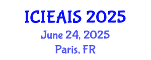 International Conference on Industrial, Engineering and Applied Intelligent Systems (ICIEAIS) June 24, 2025 - Paris, France