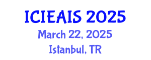 International Conference on Industrial, Engineering and Applied Intelligent Systems (ICIEAIS) March 22, 2025 - Istanbul, Turkey