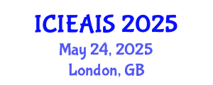 International Conference on Industrial, Engineering and Applied Intelligent Systems (ICIEAIS) May 24, 2025 - London, United Kingdom