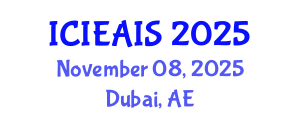International Conference on Industrial, Engineering and Applied Intelligent Systems (ICIEAIS) November 08, 2025 - Dubai, United Arab Emirates