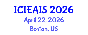 International Conference on Industrial, Engineering and Applied Intelligent Systems (ICIEAIS) April 22, 2026 - Boston, United States