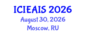 International Conference on Industrial, Engineering and Applied Intelligent Systems (ICIEAIS) August 30, 2026 - Moscow, Russia