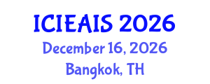 International Conference on Industrial, Engineering and Applied Intelligent Systems (ICIEAIS) December 16, 2026 - Bangkok, Thailand International Conference on Industrial, Engineering and Applied Intelligent Systems (ICIEAIS) December 16, 2026 - Bangkok, Thailand