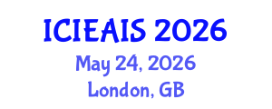 International Conference on Industrial, Engineering and Applied Intelligent Systems (ICIEAIS) May 24, 2026 - London, United Kingdom