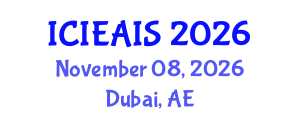 International Conference on Industrial, Engineering and Applied Intelligent Systems (ICIEAIS) November 08, 2026 - Dubai, United Arab Emirates