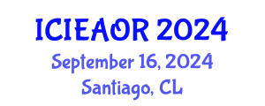International Conference on Industrial Engineering and Applied Operations Research (ICIEAOR) September 16, 2024 - Santiago, Chile
