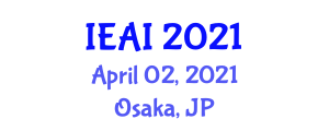 International Conference on Industrial Engineering and Artificial Intelligence (IEAI) April 02, 2021 - Osaka, Japan