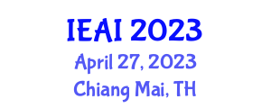 International conference on Industrial Engineering and Artificial Intelligence (IEAI) April 27, 2023 - Chiang Mai, Thailand