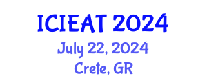 International Conference on Industrial Engineering and Automation Technology (ICIEAT) July 22, 2024 - Crete, Greece